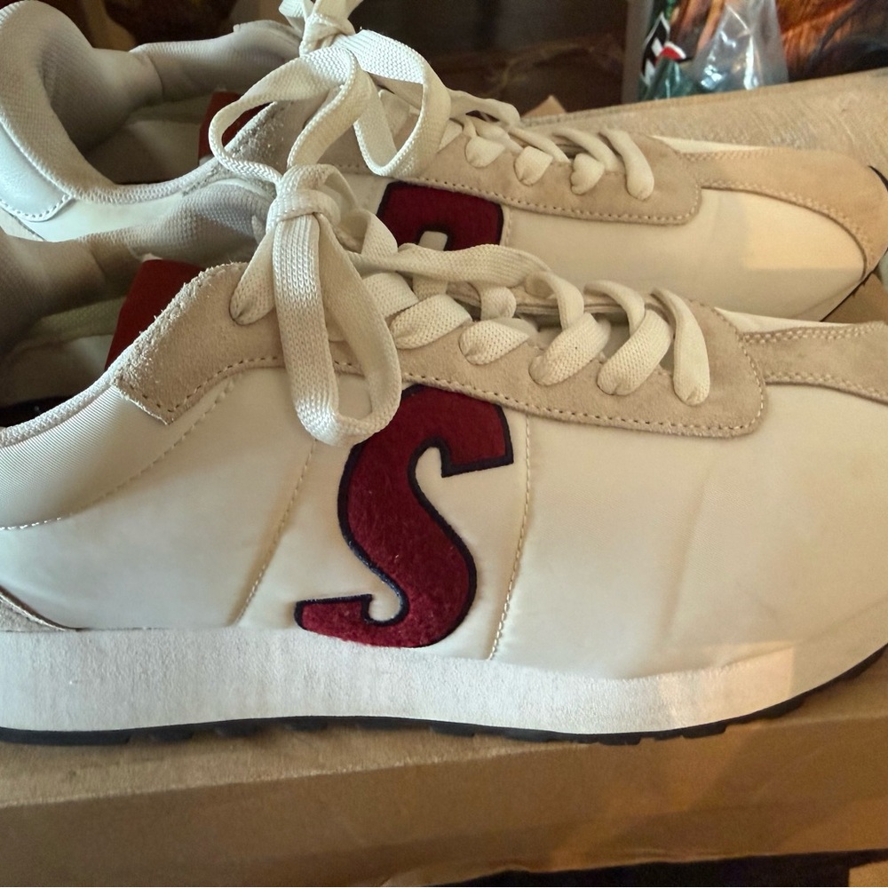 Paul Smith Red and White Sneakers - Picture 4 of 7